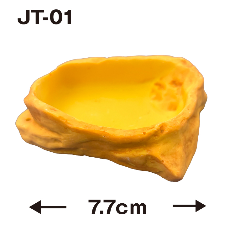 【JT-01】爬虫類 餌入れ 水入れ皿【7.7ｃｍx7ｃｍｘ3ｃｍ】