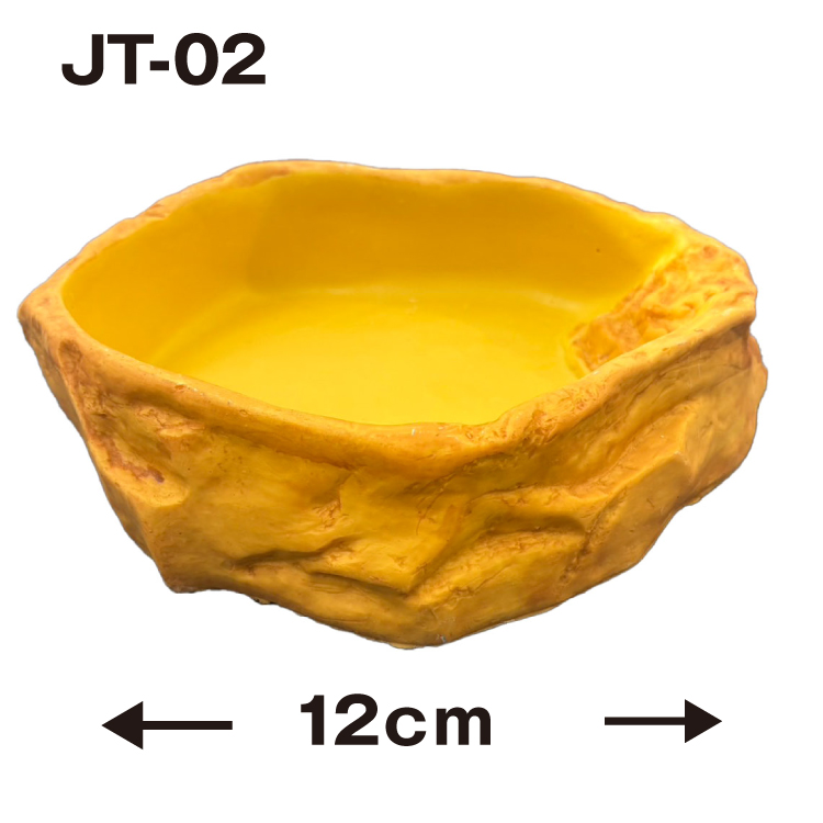 【JT-02】爬虫類 餌入れ 水入れ皿【12ｃｍ×9ｃｍ×3ｃｍ】