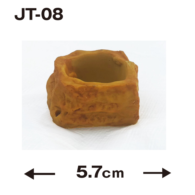 【JT-08】爬虫類 餌入れ 水入れ皿【5.7ｃｍx5ｃｍｘ2.9cm】